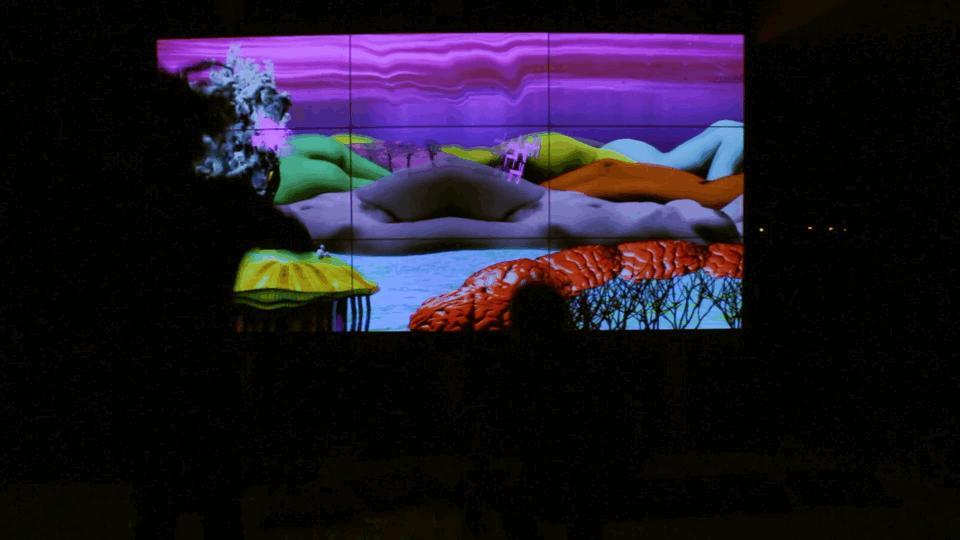 Contes Electroniques interactive installation showcased at the MAC Creteil