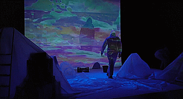 Extracts of live scenography for theater project